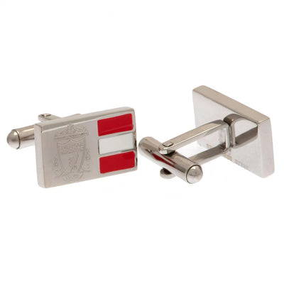 Liverpool FC Stainless Steel Stripe Cufflinks - Gift Arch
