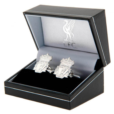 Liverpool FC Sterling Silver Crest Cufflinks - Gift Arch