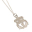 Liverpool FC Sterling Silver Pendant & Chain CR Large - Gift Arch