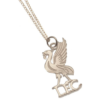 Liverpool FC Sterling Silver Pendant & Chain LB - Gift Arch