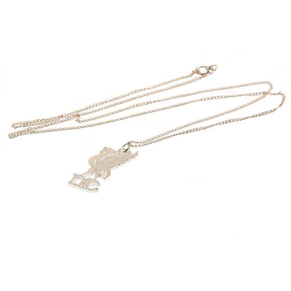 Liverpool FC Sterling Silver Pendant & Chain LB - Gift Arch