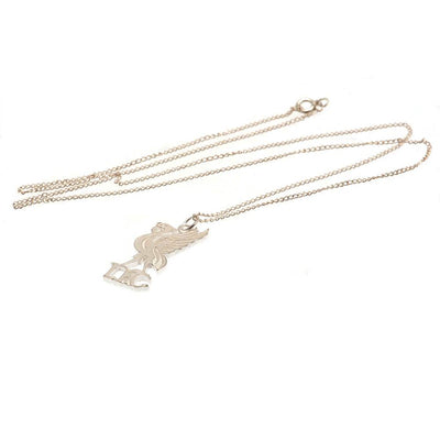Liverpool FC Sterling Silver Pendant & Chain LB - Gift Arch