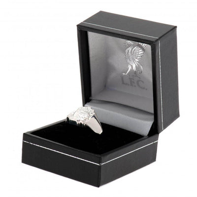 Liverpool FC Sterling Silver Ring Medium - Gift Arch