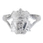 Liverpool FC Sterling Silver Split Shank Ring Medium - Gift Arch