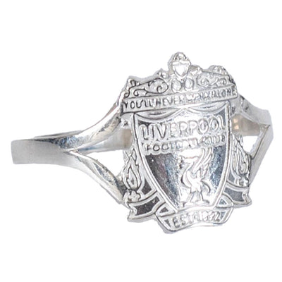 Liverpool FC Sterling Silver Split Shank Ring Medium - Gift Arch