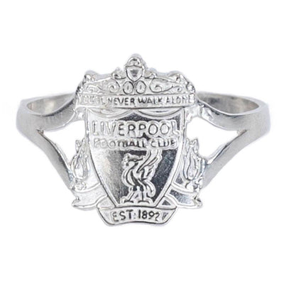 Liverpool FC Sterling Silver Split Shank Ring Small - Gift Arch