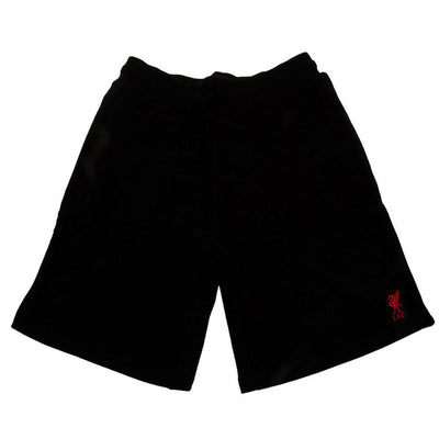 Liverpool FC Sweat Shorts Mens Black Small - Gift Arch
