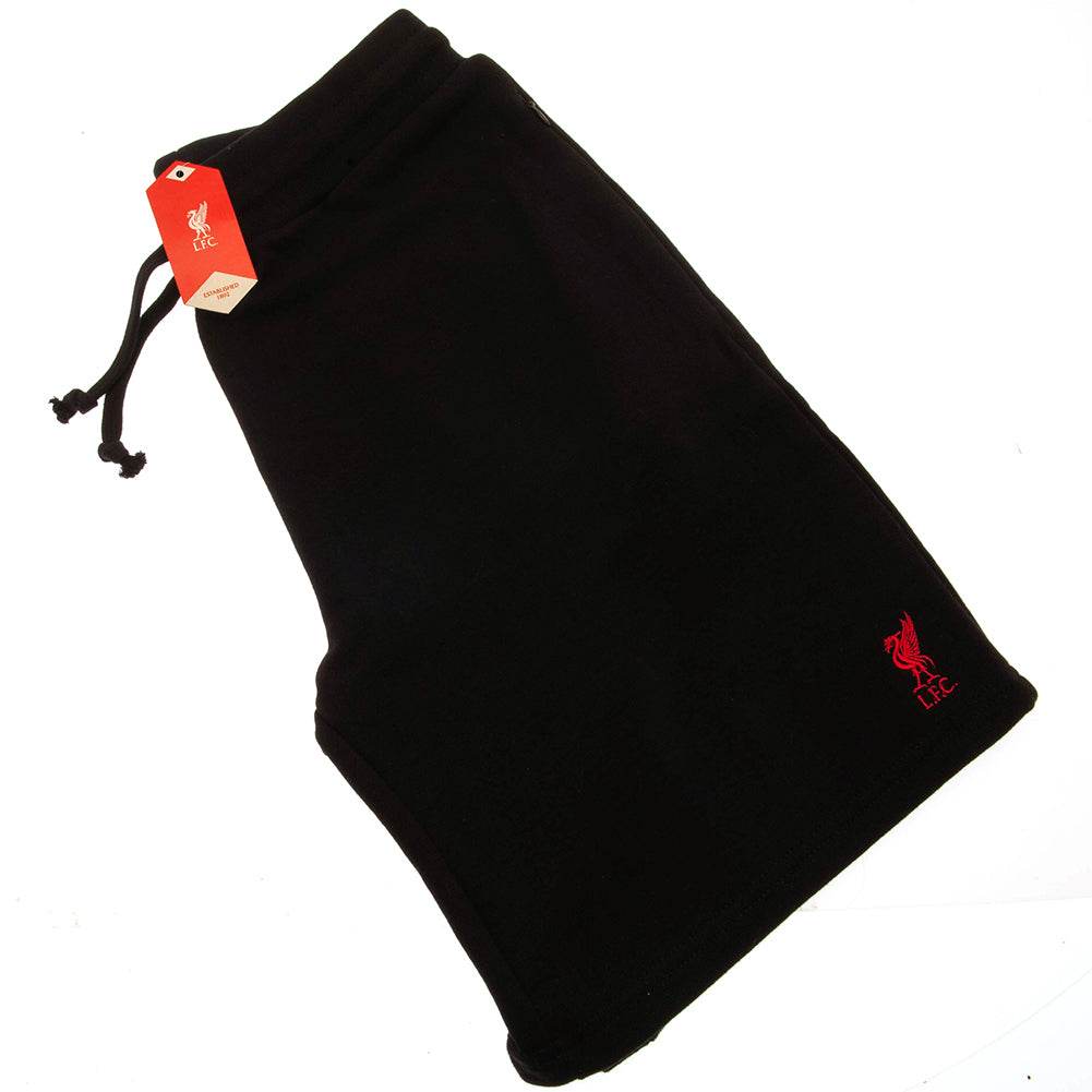 Liverpool FC Sweat Shorts Mens Black Small - Gift Arch