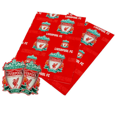 Liverpool FC Text Gift Wrap - Gift Arch