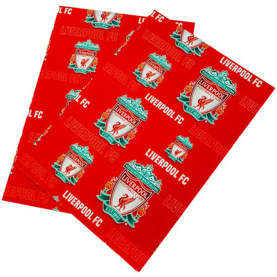 Liverpool FC Text Gift Wrap - Gift Arch