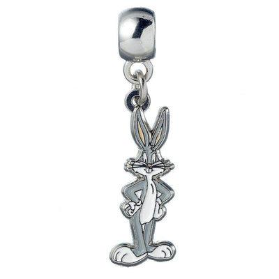 Looney Tunes Silver Plated Bugs Bunny Charm - Gift Arch
