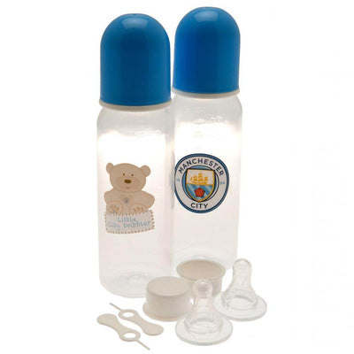 Manchester City FC 2pk Feeding Bottles - Gift Arch