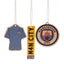 Manchester City FC 3pk Air Freshener - Gift Arch