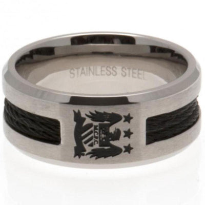 Manchester City FC Black Inlay Ring Large EC - Gift Arch