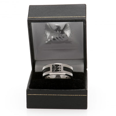 Manchester City FC Black Inlay Ring Large EC - Gift Arch