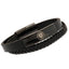 Manchester City FC Black IP Leather Bracelet - Gift Arch