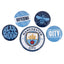 Manchester City FC Button Badge Set - Gift Arch