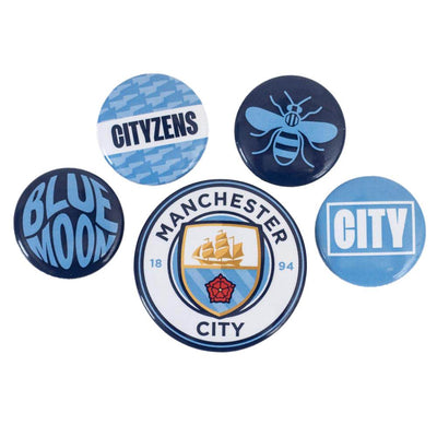 Manchester City FC Button Badge Set - Gift Arch