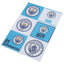 Manchester City FC Car Decal Set - Gift Arch