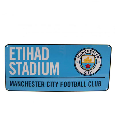 Manchester City FC Colour Street Sign - Gift Arch