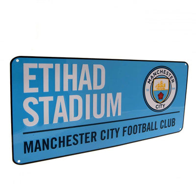 Manchester City FC Colour Street Sign - Gift Arch