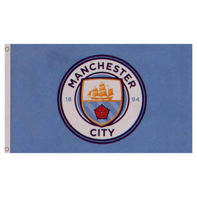 Manchester City FC Core Crest Flag - Gift Arch