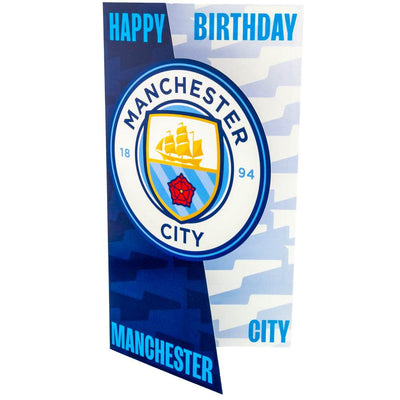 Manchester City FC Crest Birthday Card - Gift Arch