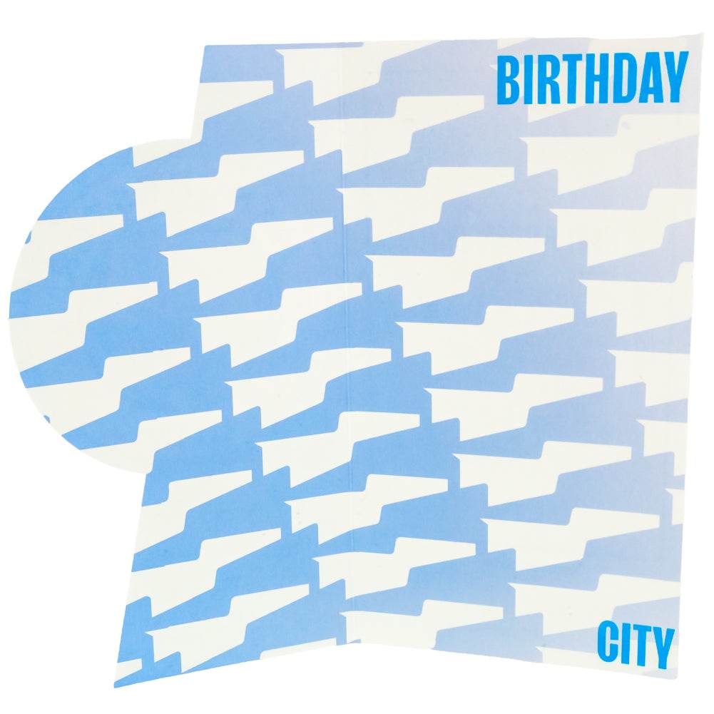 Manchester City FC Crest Birthday Card - Gift Arch