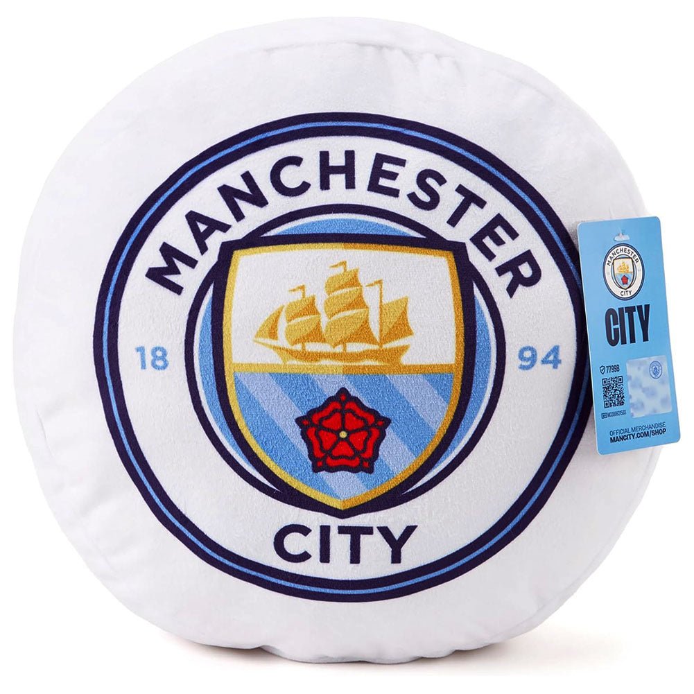 Manchester City FC Crest Cushion - Gift Arch