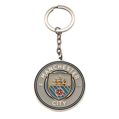 Manchester City FC Crest Keyring - Gift Arch