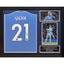 Manchester City FC David Silva Signed Shirt (Framed) - Gift Arch