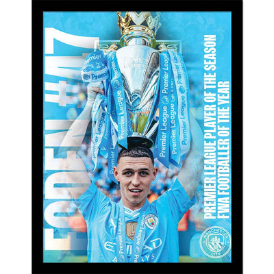 Manchester City FC Foden Framed Picture 16 x 12 - Gift Arch