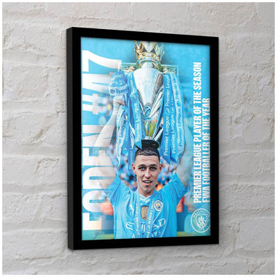 Manchester City FC Foden Framed Picture 16 x 12 - Gift Arch