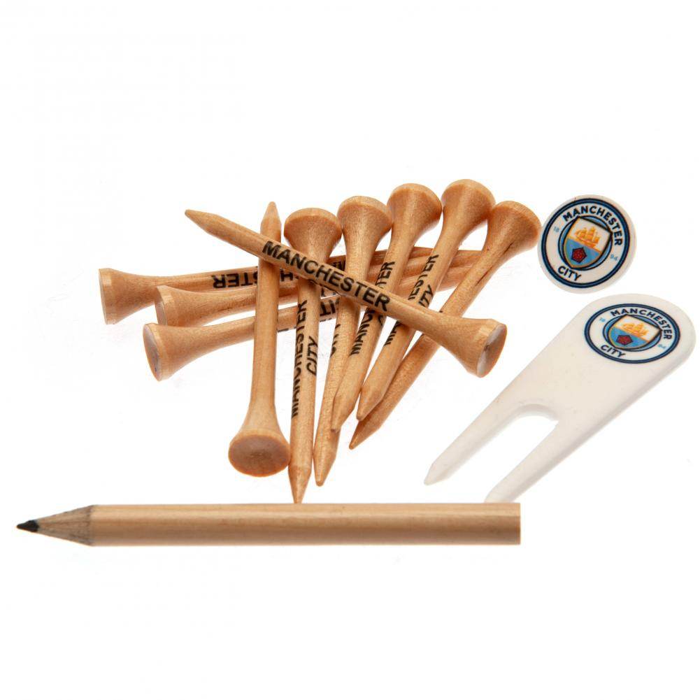 Manchester City FC Golf Accessories Pack - Gift Arch