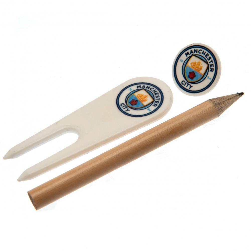 Manchester City FC Golf Accessories Pack - Gift Arch