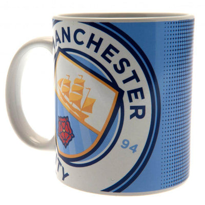 Manchester City FC Halftone Mug - Gift Arch