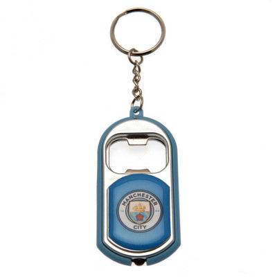 Manchester City FC Keyring Torch Bottle Opener - Gift Arch