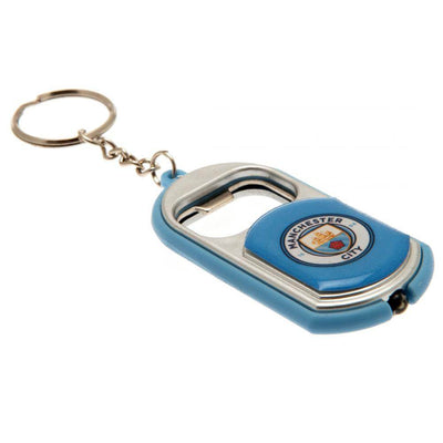 Manchester City FC Keyring Torch Bottle Opener - Gift Arch