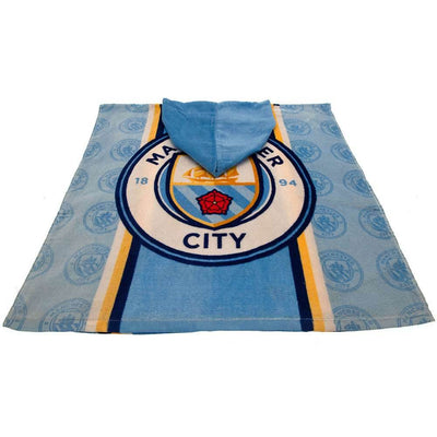 Manchester City FC Kids Hooded Poncho - Gift Arch