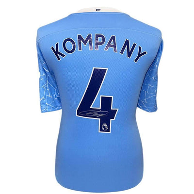 Manchester City FC Kompany Signed Shirt - Gift Arch