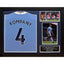 Manchester City FC Kompany Signed Shirt (Framed) - Gift Arch