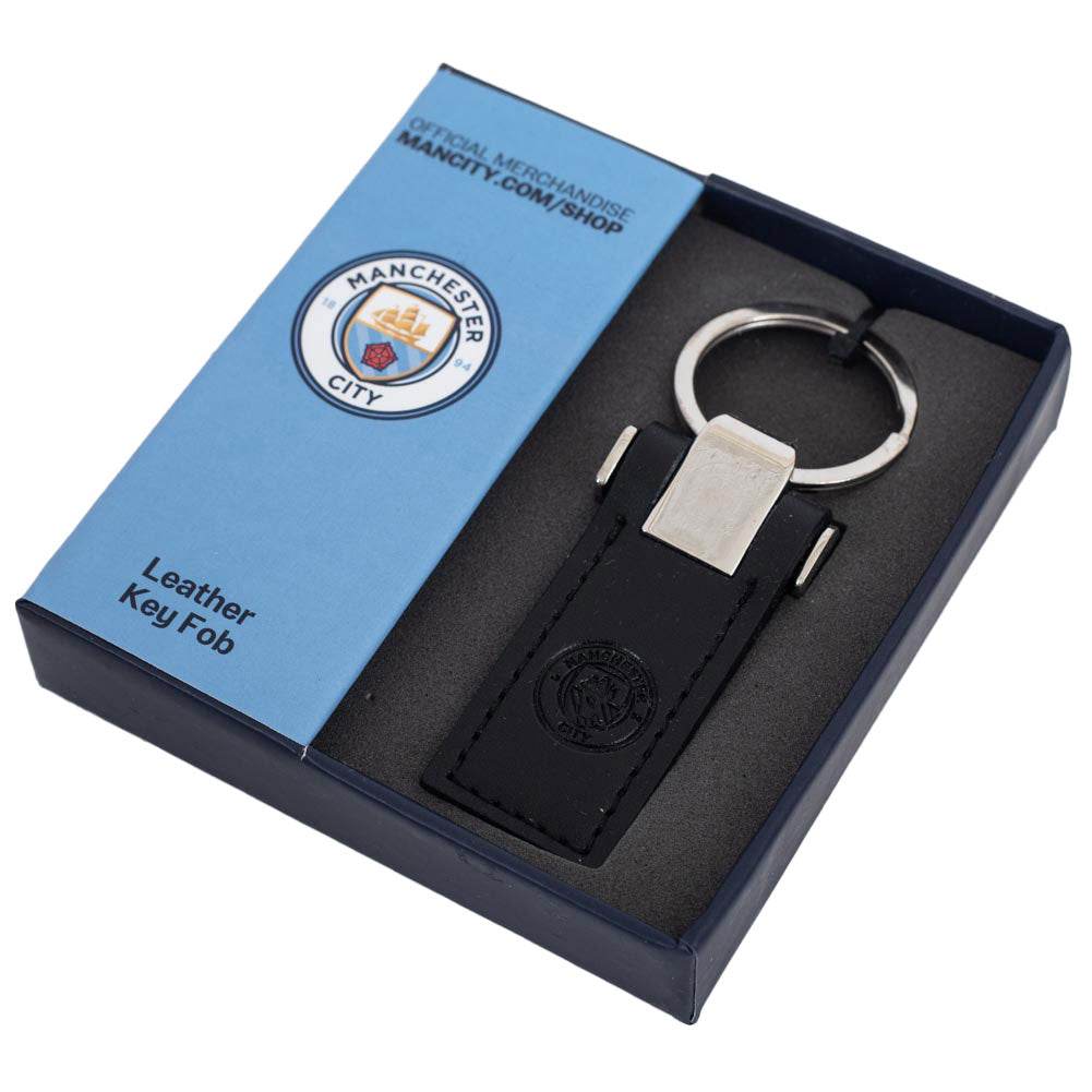 Manchester City FC Leather key Fob - Gift Arch