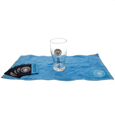 Manchester City FC Mini Bar Set - Gift Arch