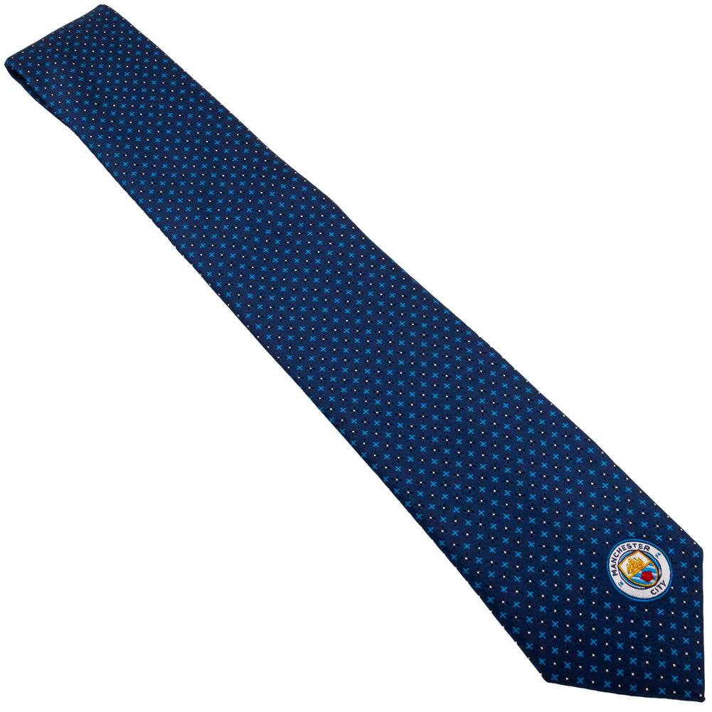 Manchester City FC Navy Blue Tie - Gift Arch