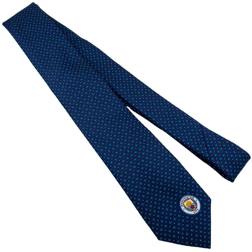Manchester City FC Navy Blue Tie - Gift Arch
