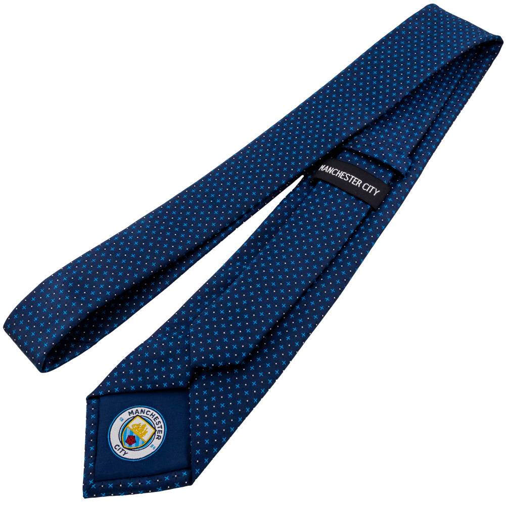 Manchester City FC Navy Blue Tie - Gift Arch