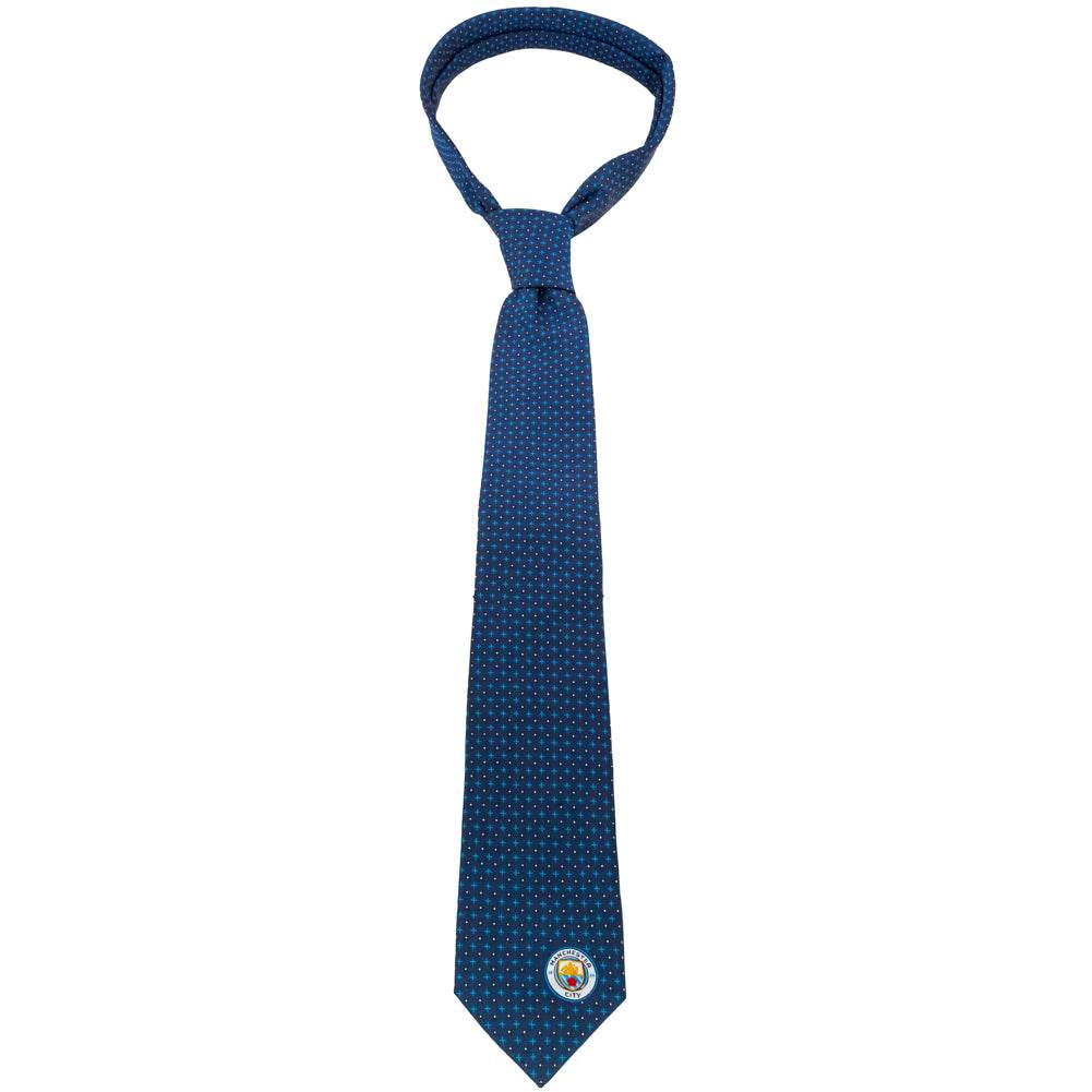 Manchester City FC Navy Blue Tie - Gift Arch