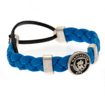 Manchester City FC PU Slider Bracelet - Gift Arch