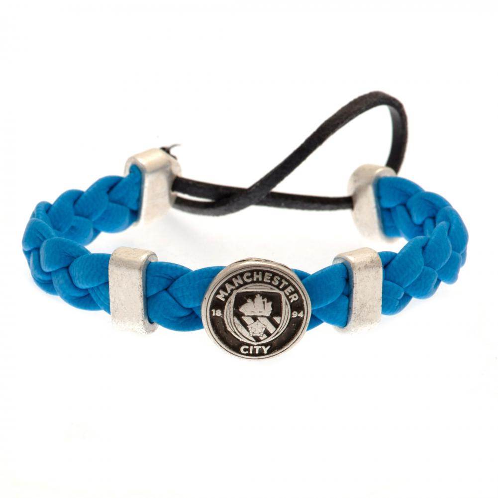 Manchester City FC PU Slider Bracelet - Gift Arch