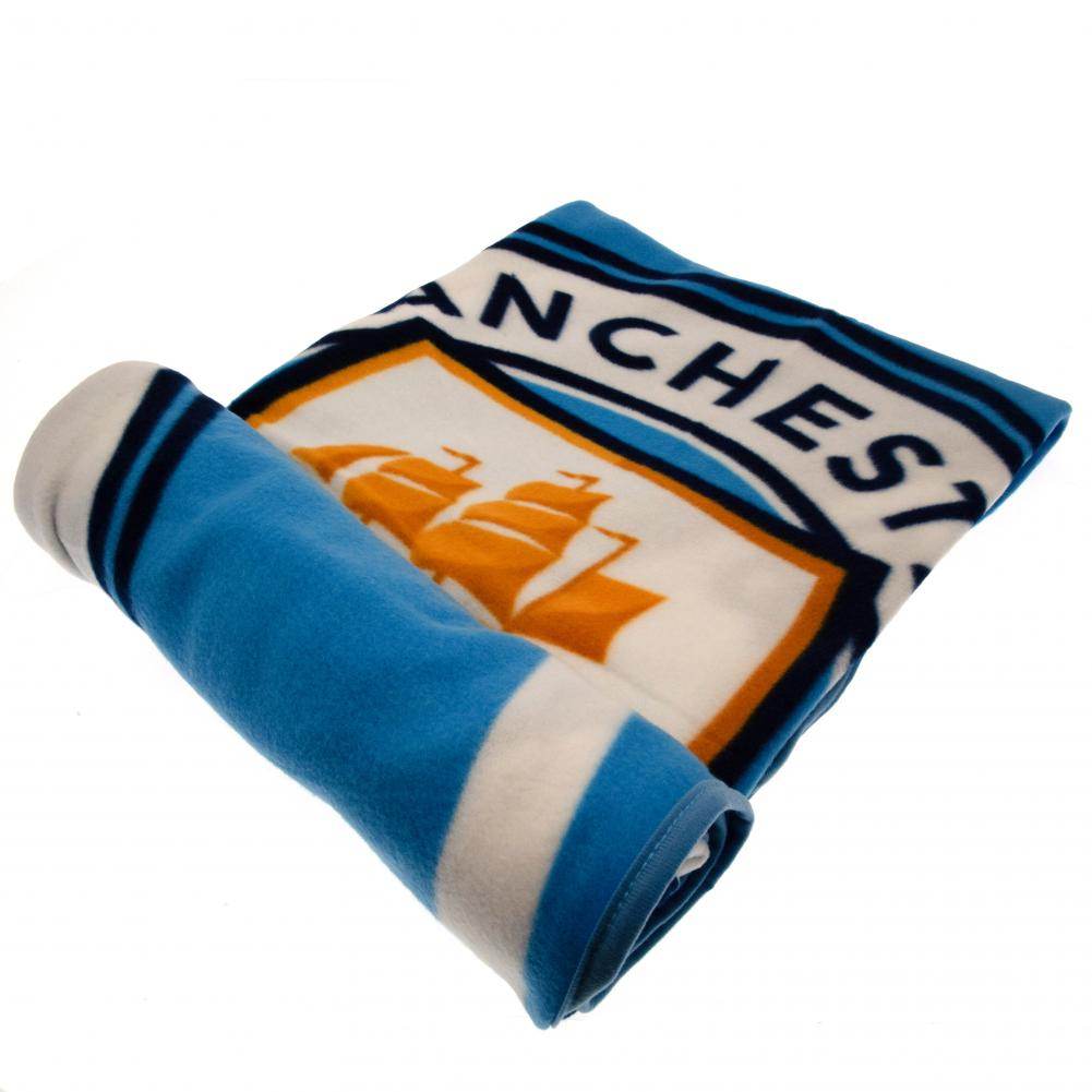 Manchester City FC Pulse Fleece Blanket - Gift Arch